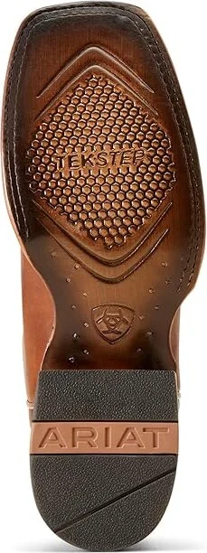 Ariat Frontier Patchwork Western Boot Women's Shoes Dapper Tan : 5.5 B - Medium, Leather - Image 2
