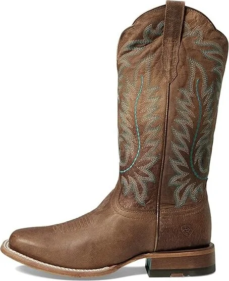 Ariat Frontier Tilly Western Boot Women's Boots Rodeo Tan : 5.5 B - Medium, Leather - Image 6