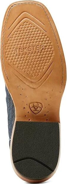 Ariat Futurity Boon Western Boots Women's Shoes Navy Sueded Caiman Belly : 6 B - Medium, Leather - Image 2