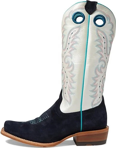 Ariat Futurity Boon Western Boots Women's Shoes Polo Blue Roughout : 5.5 B - Medium, Leather - Image 6