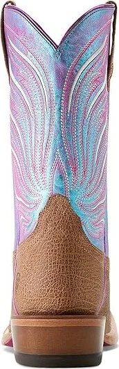 Ariat Futurity Dash Western Women's Boots Cowboy Women's Boots Scratched Tan/Azure Sunset : 9.5 B - Medium, Leather - Image 4