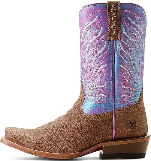 Ariat Futurity Dash Western Women's Boots Cowboy Women's Boots Scratched Tan/Azure Sunset : 9.5 B - Medium, Leather - Image 6