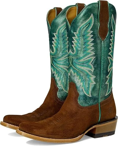 Ariat Futurity Flash Western Women's Boots Cowboy Women's Boots Glazed Ginger/Night Vision : 5.5 B - Medium, Leather