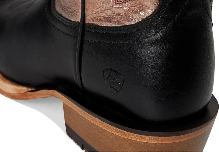 Ariat Futurity Flash Western Women's Boots Cowboy Women's Boots Midnight Black/Rose Gold Shine : 9.5 B - Medium, Leather - Image 7