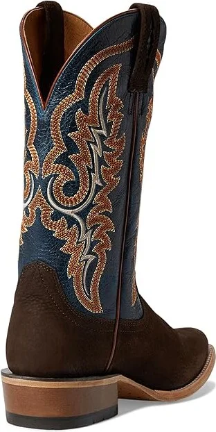 Ariat Futurity Relentless Bama Fury Cowboy Boots Chocolate Bison/Royal Blue : 11.5 EE - Wide, Leather - Image 4