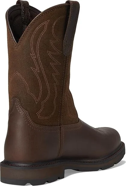 Ariat Groundbreaker Pull-On Cowboy Boots Brown : 7.5 D - Medium, Leather/Suede - Image 5
