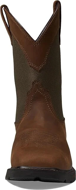 Ariat Groundbreaker Wide Square Toe H20 ST Cowboy Boots Palm Brown/Ballistic Brown : 7 D - Medium, Leather/Textile - Image 3