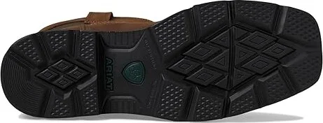 Ariat Groundbreaker Wide Square Toe H20 ST Cowboy Boots Palm Brown/Ballistic Brown : 7 D - Medium, Leather/Textile - Image 4