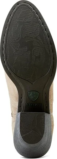 Ariat Harlan Western Boots Women's Shoes Granite Grey Suede : 5.5 B - Medium, Leather - Image 3