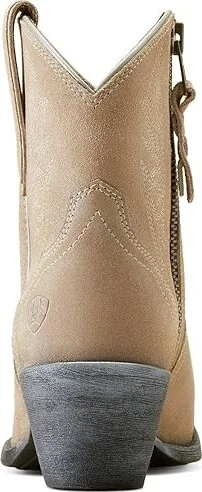 Ariat Harlan Western Boots Women's Shoes Granite Grey Suede : 5.5 B - Medium, Leather - Image 4