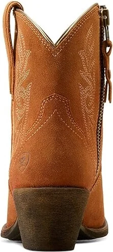 Ariat Harlan Western Boots Women's Shoes Walnut Suede : 5.5 B - Medium, Leather - Image 3