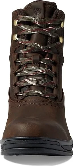 Ariat Harper Waterproof Women's Shoes Chocolate : 6 B - Medium, Leather - Image 2