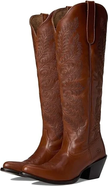 Ariat Helena Western Boots Women's Boots Aged Peanut : 9 B - Medium, Leather