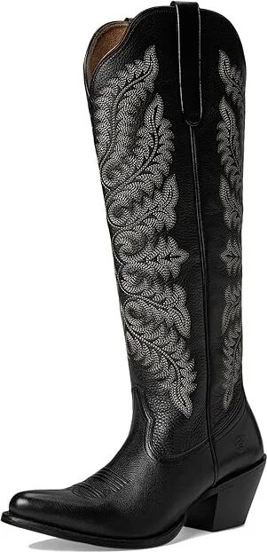 Ariat Helena Western Boots Women's Boots Black Deertan : 9 B - Medium, Leather - Image 5