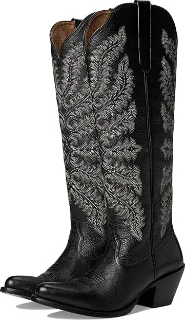 Ariat Helena Western Boots Women's Boots Black Deertan : 9 B - Medium, Leather
