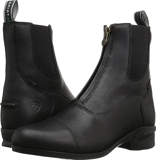 Ariat Heritage IV Zip Waterproof Cowboy Women's Boots Black : 5.5 B - Medium