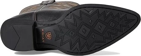 Ariat Heritage J Toe Stretchfit Western Boots Women's Shoes Black Deertan : 5.5 B - Medium, Leather - Image 3