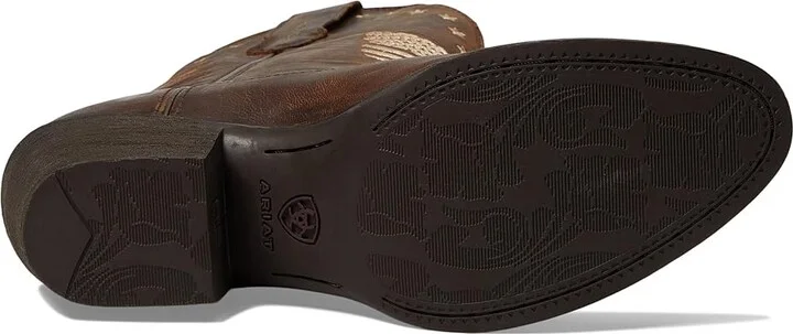 Ariat Heritage R Toe Liberty StretchFit Western Boot Women's Shoes Sassy Brown : 6 B - Medium, Leather - Image 3