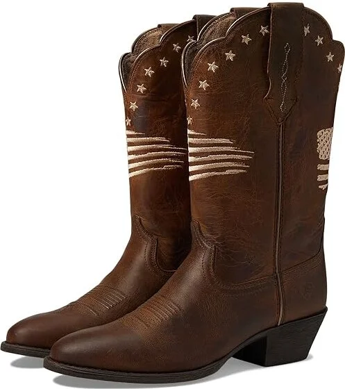 Ariat Heritage R Toe Liberty StretchFit Western Boot Women's Shoes Sassy Brown : 6 B - Medium, Leather