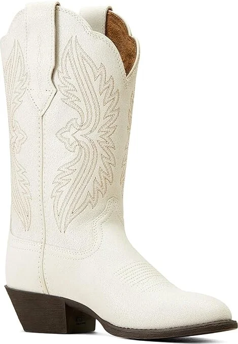 Ariat Heritage R Toe Stretch Fit Women's Shoes Distressed Ivory : 7 B - Medium, Leather - Image 7