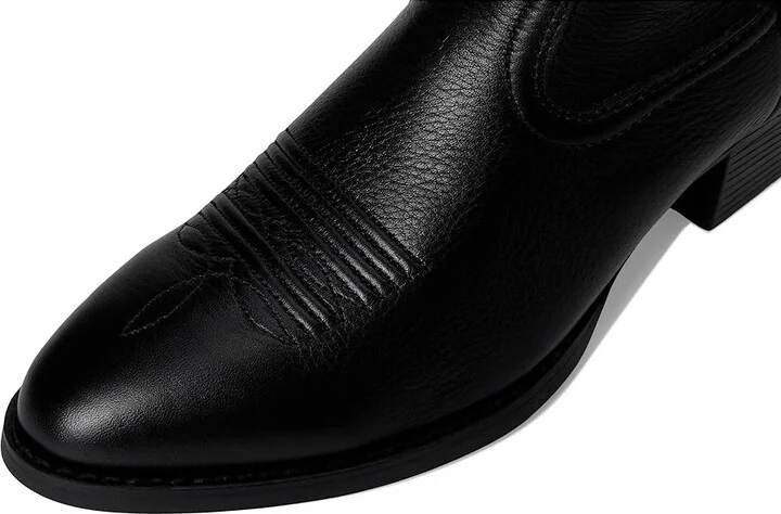 Ariat Heritage R Toe Tall Stretchfit Western Women's Boots Cowboy Women's Boots Black Deertan : 6.5 C - Wide, Leather - Image 2