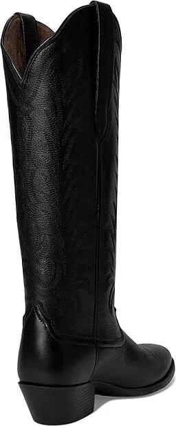 Ariat Heritage R Toe Tall Stretchfit Western Women's Boots Cowboy Women's Boots Black Deertan : 6.5 C - Wide, Leather - Image 4