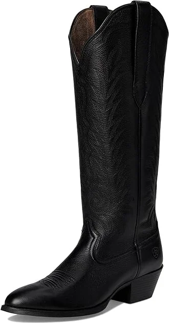 Ariat Heritage R Toe Tall Stretchfit Western Women's Boots Cowboy Women's Boots Black Deertan : 6.5 C - Wide, Leather - Image 5