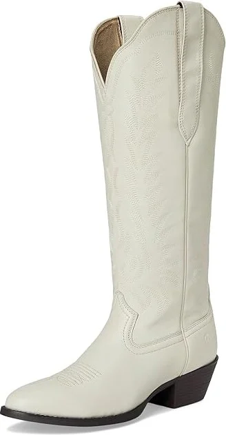 Ariat Heritage R Toe Tall Stretchfit Western Women's Boots Cowboy Women's Boots Bright Cream : 7 B - Medium, Leather - Image 5