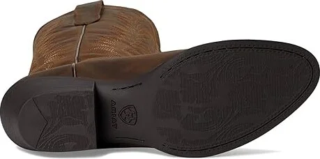 Ariat Heritage R Toe Tall Stretchfit Western Women's Boots Cowboy Women's Boots Distressed Brown : 6.5 B - Medium, Leather - Image 3