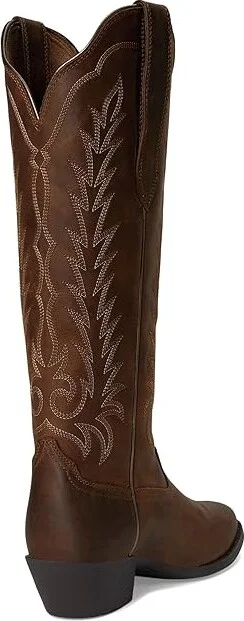 Ariat Heritage R Toe Tall Stretchfit Western Women's Boots Cowboy Women's Boots Distressed Brown : 6.5 B - Medium, Leather - Image 4