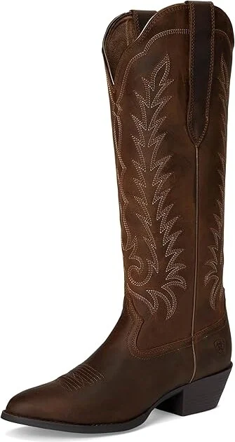 Ariat Heritage R Toe Tall Stretchfit Western Women's Boots Cowboy Women's Boots Distressed Brown : 6.5 B - Medium, Leather - Image 5