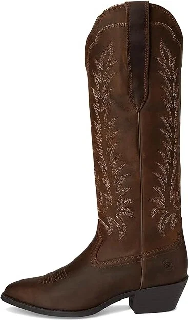 Ariat Heritage R Toe Tall Stretchfit Western Women's Boots Cowboy Women's Boots Distressed Brown : 6.5 B - Medium, Leather - Image 6