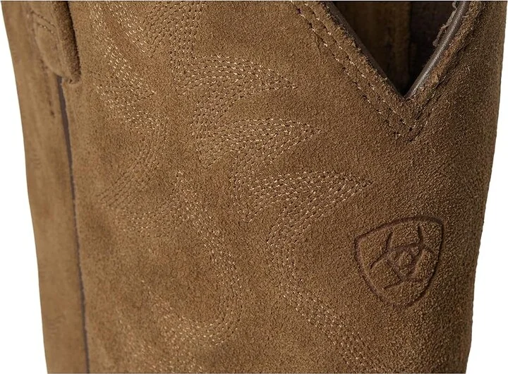 Ariat Heritage R Toe Western Boots Cowboy Boots Dijon Suede : 13 D - Medium, Leather - Image 7