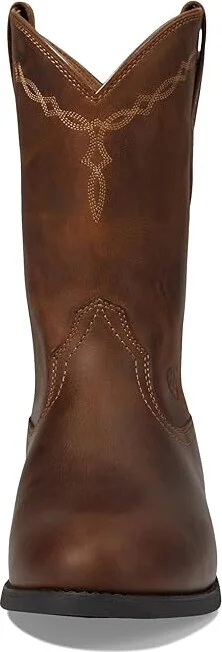 Ariat Heritage Roper Cowboy Boots Distressed Brown : 7 D - Medium, Leather - Image 3