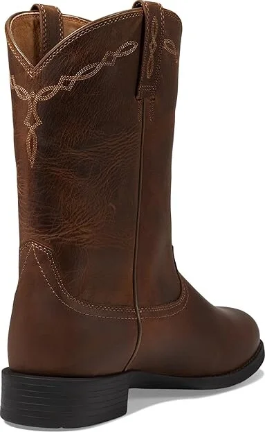 Ariat Heritage Roper Cowboy Boots Distressed Brown : 7 D - Medium, Leather - Image 5