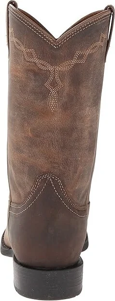 Ariat Heritage Roper Cowboy Women's Boots Distressed Brown : 7 B - Medium, Leather - Image 4