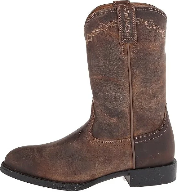Ariat Heritage Roper Cowboy Women's Boots Distressed Brown : 7 B - Medium, Leather - Image 6
