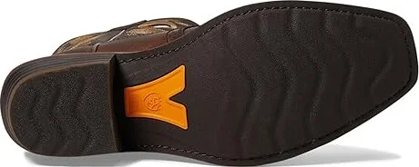 Ariat Heritage Roughstock Cowboy Boots Brown Oiled Rowdy : 7 D - Medium, Leather - Image 4