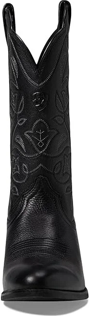 Ariat Heritage Western R-toe Cowboy Women's Boots Black Deertan : 5.5 B - Medium, Full Grain leather/Leather - Image 3