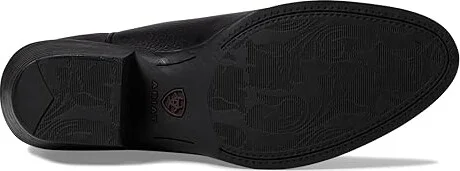 Ariat Heritage Western R-toe Cowboy Women's Boots Black Deertan : 5.5 B - Medium, Full Grain leather/Leather - Image 4