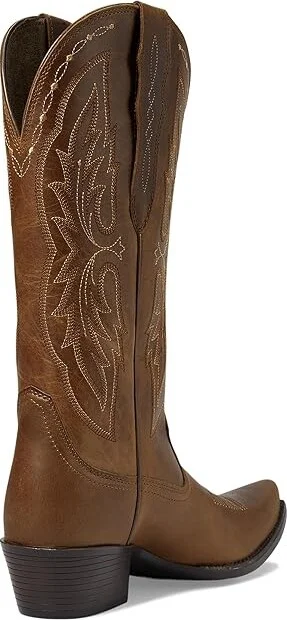Ariat Heritage X Toe Elastic Calf Women's Shoes Distressed Brown : 5.5 B - Medium, Leather - Image 4