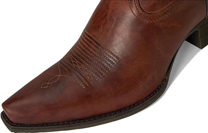 Ariat Heritage X Toe StretchFit Western Boots Women's Boots Rich Oak : 8.5 B - Medium, Leather - Image 2