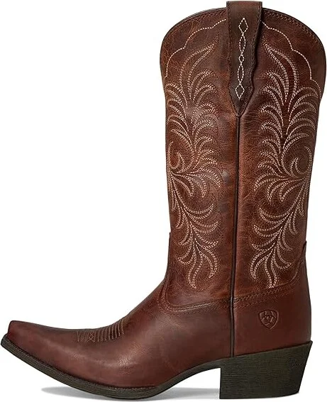 Ariat Heritage X Toe StretchFit Western Boots Women's Boots Rich Oak : 8.5 B - Medium, Leather - Image 6