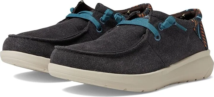 Ariat Hilo 2.0 Stretch Men's Shoes Charcoal Blue/Blue Aztec : 7 D - Medium, Textile