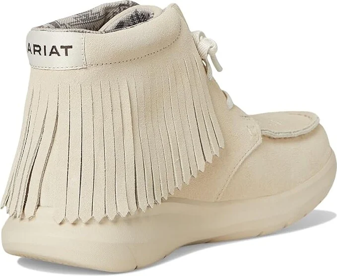 Ariat Hilo High-Top Fringe Women's Flat Shoes Sand Suede : 7.5 B - Medium, Leather - Image 4