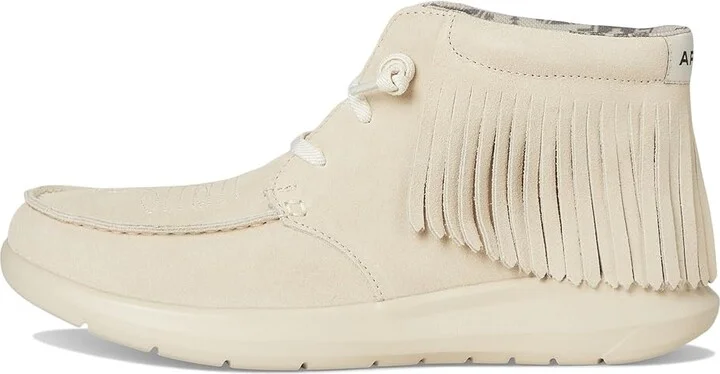 Ariat Hilo High-Top Fringe Women's Flat Shoes Sand Suede : 7.5 B - Medium, Leather - Image 6
