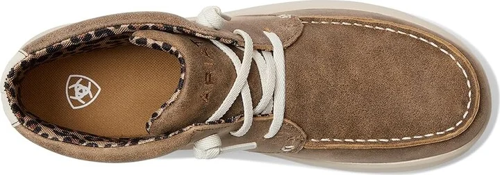Ariat Hilo High-Top Women's Flat Shoes Brown Bomber : 11 B - Medium, Leather - Image 2