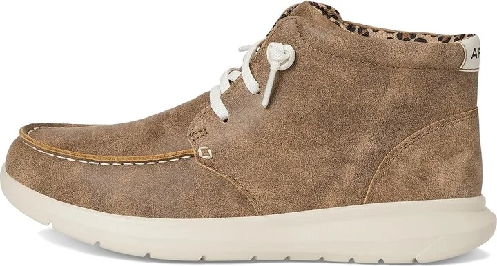 Ariat Hilo High-Top Women's Flat Shoes Brown Bomber : 11 B - Medium, Leather - Image 6