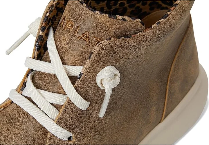 Ariat Hilo High-Top Women's Flat Shoes Brown Bomber : 11 B - Medium, Leather - Image 7
