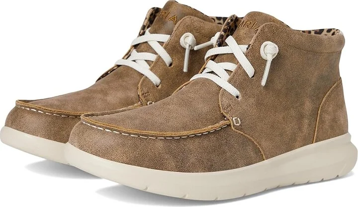 Ariat Hilo High-Top Women's Flat Shoes Brown Bomber : 11 B - Medium, Leather